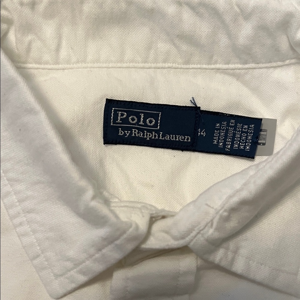 Polo by Ralph Lauren Men's Cream Button Down Shirt - Picture 2 of 5